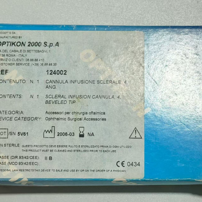 CANNULE DIINFUSIONE A FISSAZIONE SCLERALE